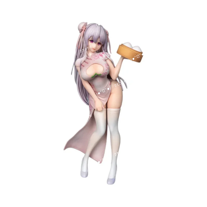

uc peach bag girl peach steamed bun sauce cute cheongsam national style beautiful girl animation anime painting decoration