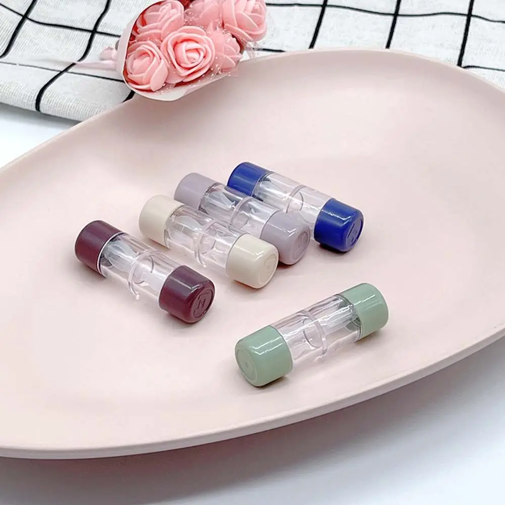 

Travel Sealed Mini Transparent Portable Candy Color Lenses Box Contact Lens Case Contact Lens Container Storage Eye Care