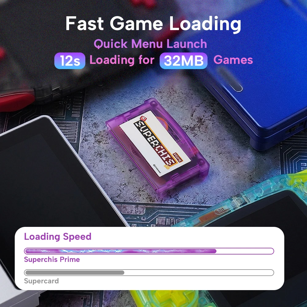 닌텐도 GBA/NDS/GBA SP/GB 플레이어용 Chiscart SuperChis 프라임... - 2