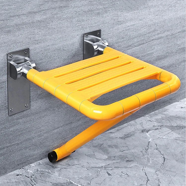 Wall Mounted Bathroom Shower Chairs Toilet Shower Seat Folding Bath Stool