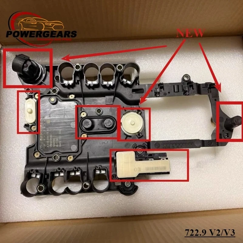 

722.9 Новые детали TCU костюм для Mercedes Benz Блок управления коробкой передач Проводник пластина A 0335457332 A 0002702600 С прогемлениями