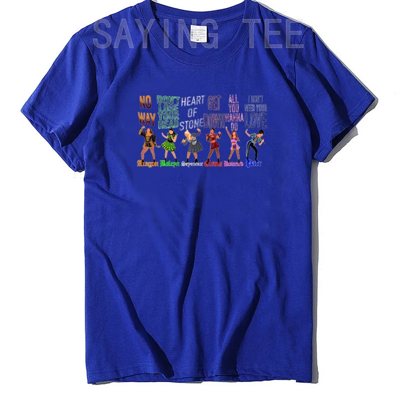 The Six Wives of Henry VIII, Six The Musical Gift, Music Fans T-Shirt Graphic Tee Tops Cool Streetwear Singings Women Clothing