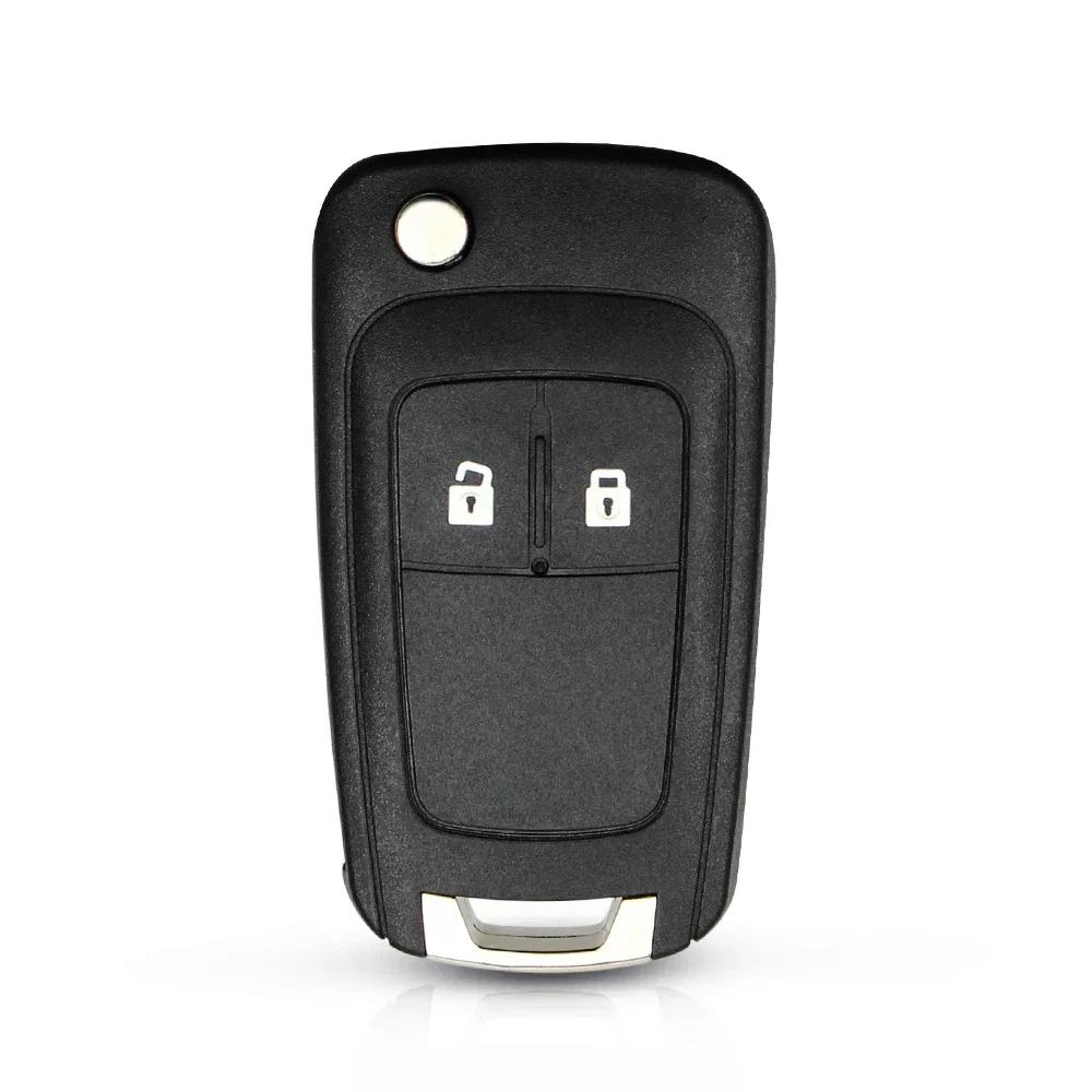 KEYYOU Flip Folding Remote Car Key Shell Case For Chevrolet Cruze Epica Lova Camaro Impala Aveo For OPEL Insignia Astra