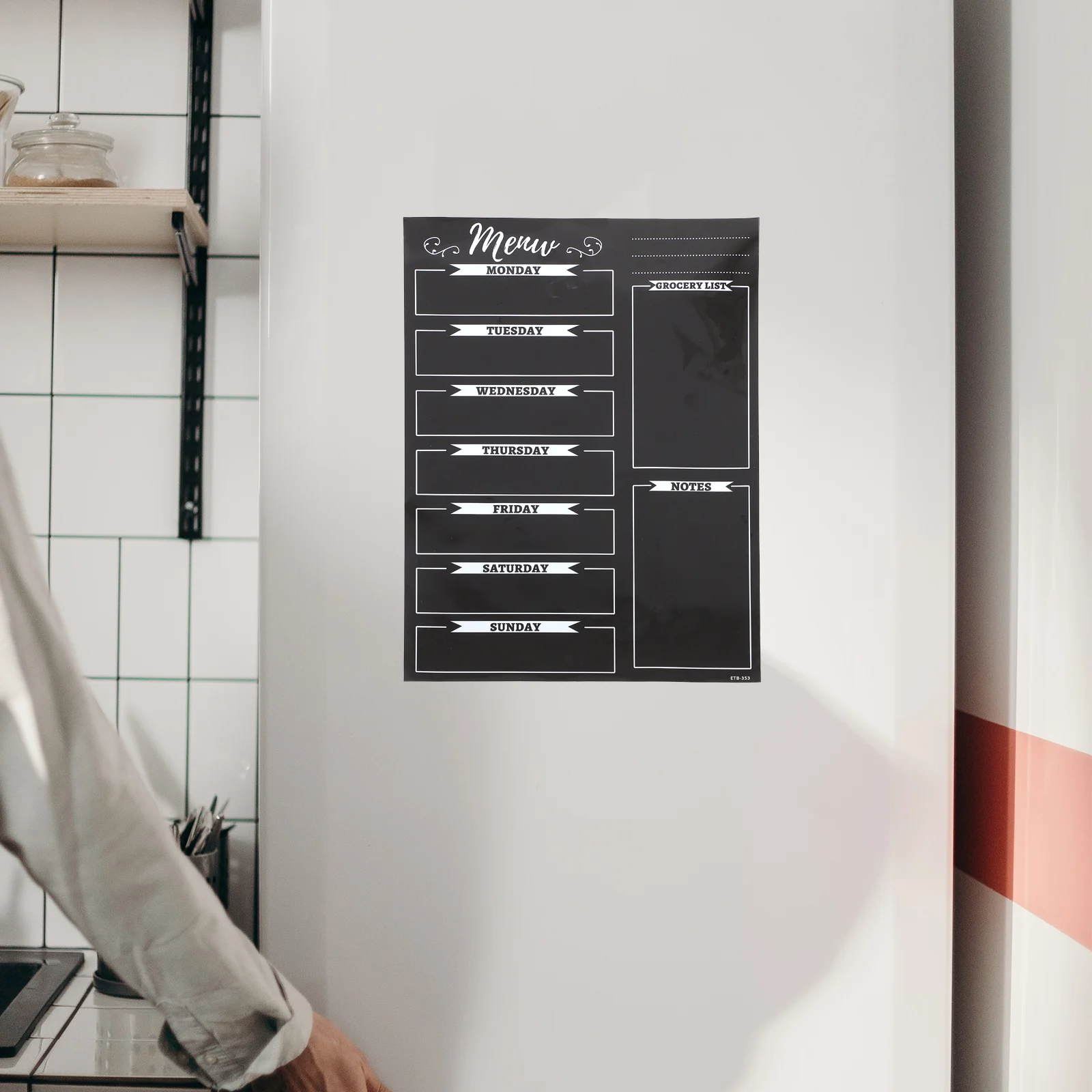 

Magnetic Menu Board Blackboard Refrigerator Notepad Household The Pet for Fridge