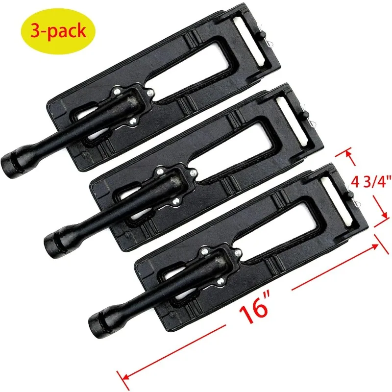 DB104 (3-pack) 16 inch Cast Iron Burner Replacement for Members Mark Y0005XC-2, Y0101XC, Y0202XC, Sam's Club, Bakers and Chefs