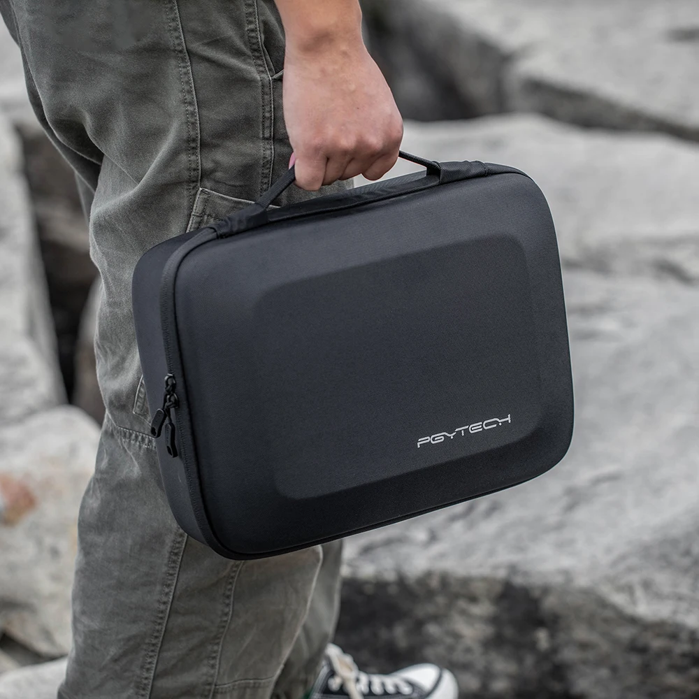 เคสพกพา pgytech สำหรับ DJI avata DJI RS 3กันน้ำแบบพกพากระเป๋าเดินทางสามารถรองรับแว่นตาควบคุมการเคลื่อนไหว2ชิ้น