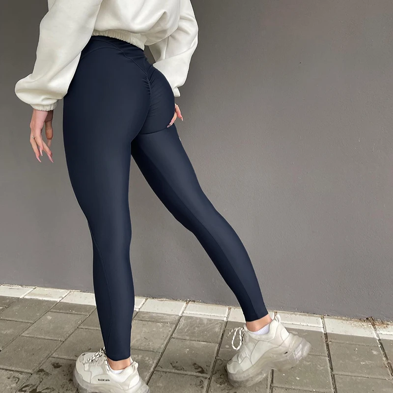 Leggings Sportswear Gym Running Training Tights Fall Hot Sale 2024 Women Black High Waisted Skinny Pants Korean Fashion Seamless