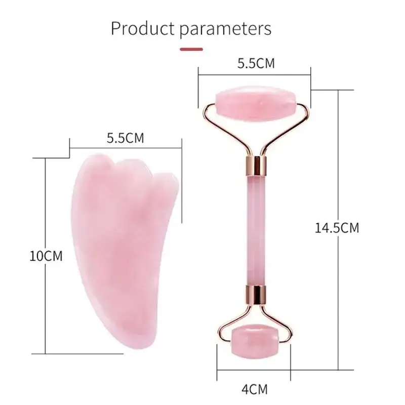 

Новый розовый кварц Нефритовый складной маска для сна для глаз Массажер для лица Натуральный камень Холодная терапия Массаж глаз Гуа Ша Нефритовый ролик Набор