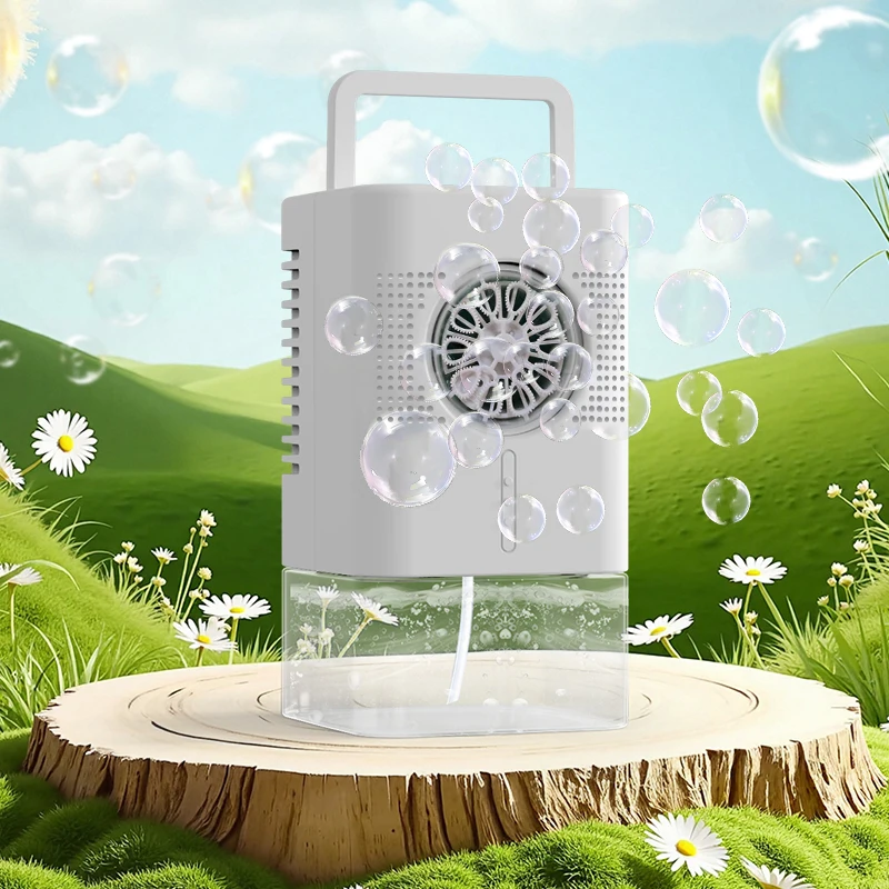 Fully Automatic Portable Bubble Machine stage LED Lights Soap Blowing Bubbles Children's Interactive Toys Outdoor Wedding Party