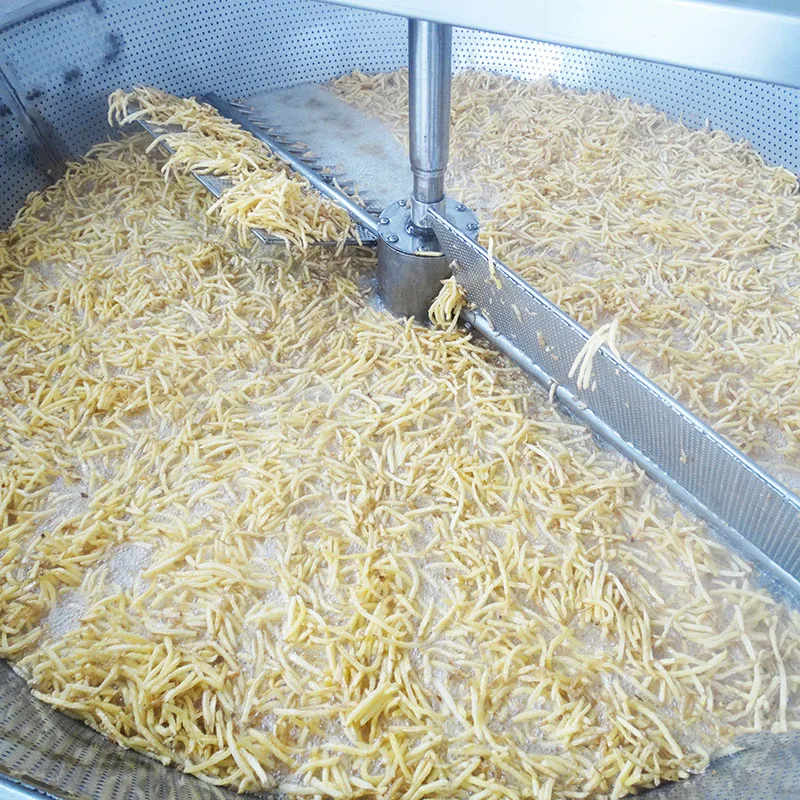 Electric Automatic Batch Fryer Machine Industrial Stainless Steel Deep Potato Chip Frying Line Continuous Snack Cooker