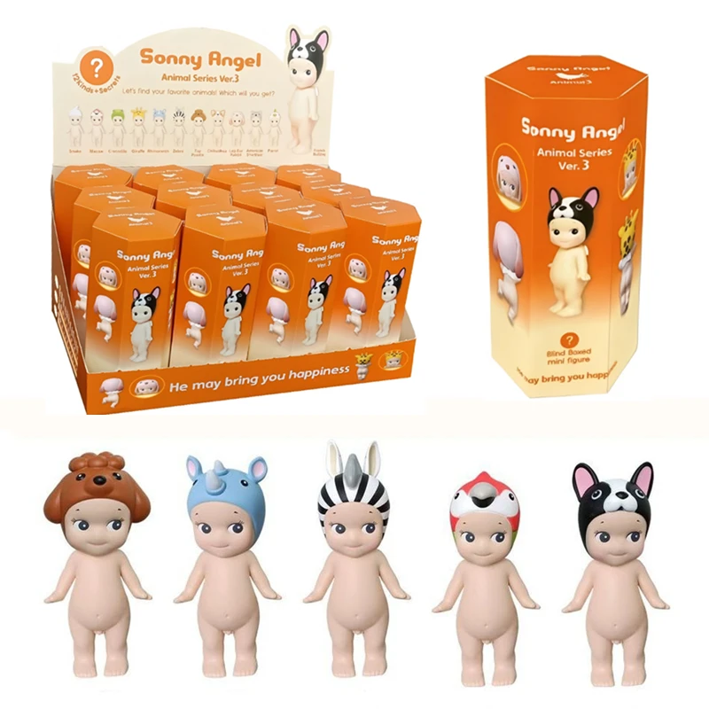 

Милая фигурка ангела Хиппера из серии Blind Box: аниме-персонаж для декора комнаты и офиса, коллекционная, детский рождественский подарок