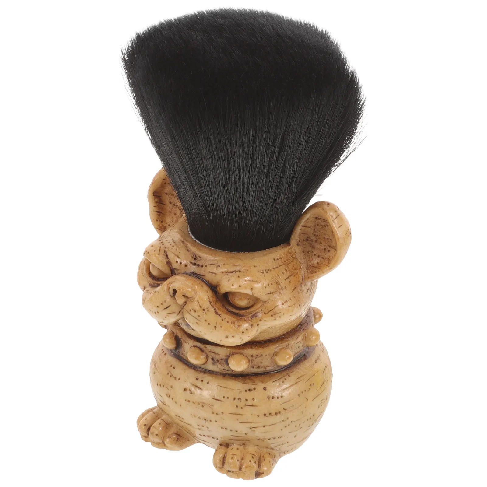 Barber Neck Duster Brush Soft Bristles Compact Travel Use Resin Shaving Beard Mustache Brush Hair Sweep Neck Duster