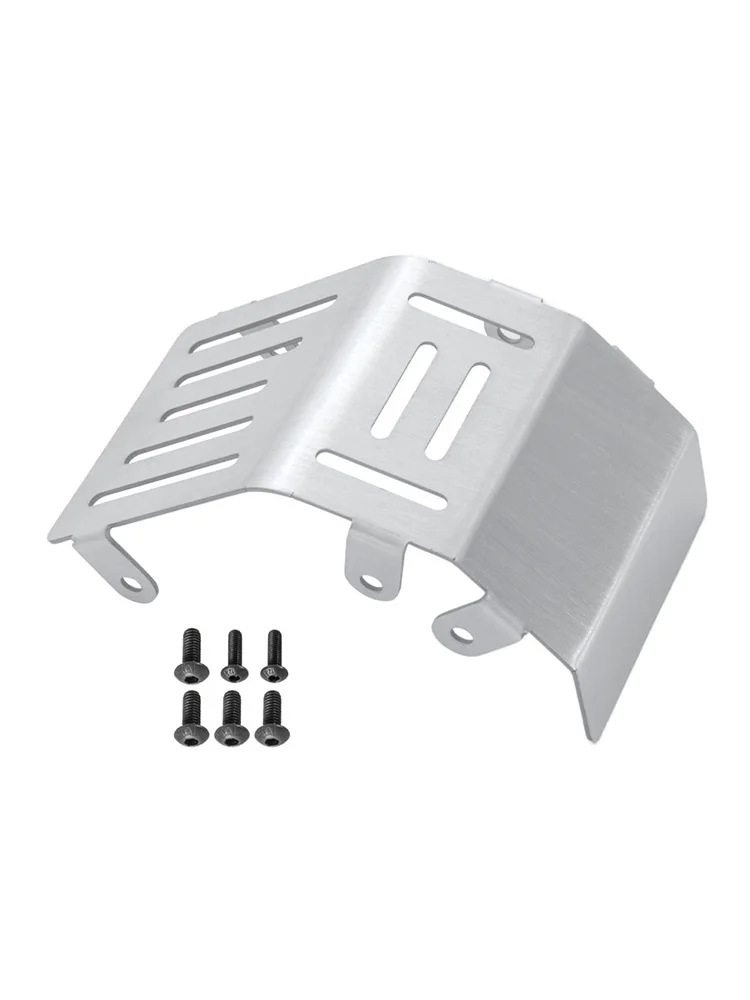 Stainless Steel RC Guard Armor Protector Skid Plate for LOSI 1/4 Promoto-MX Motorcycle Upgrade Parts Accessories