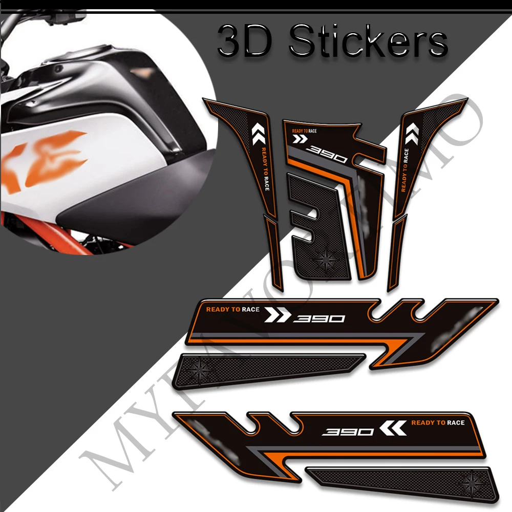 

Motorcycle For 390 Adventure Protection Gas Fuel Oil Kit Knee Stickers Tank Pad Side Grips Traction Decals 2011 - 2020 2021 2022