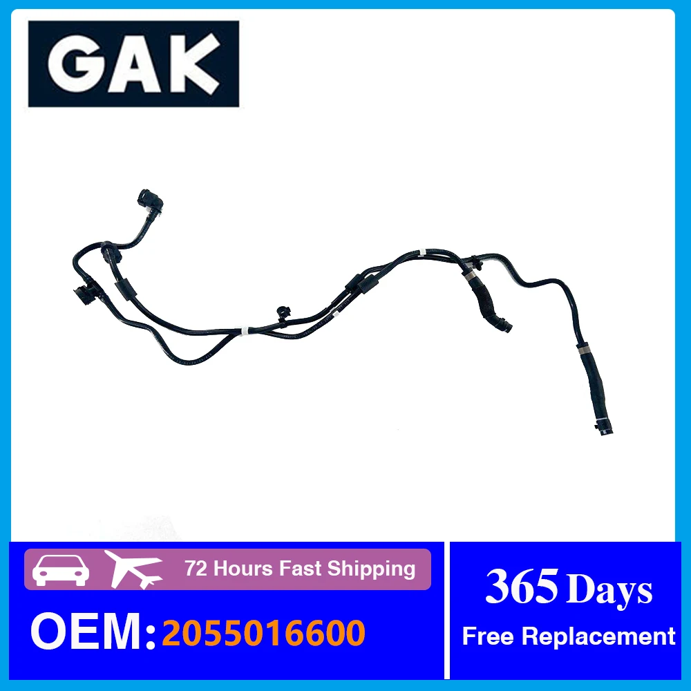 

GAK brand A2055016600 Vent Radiator Line Pipe for Mercedes Benz CLA 180 CLA 200 CLA 220 2055016600