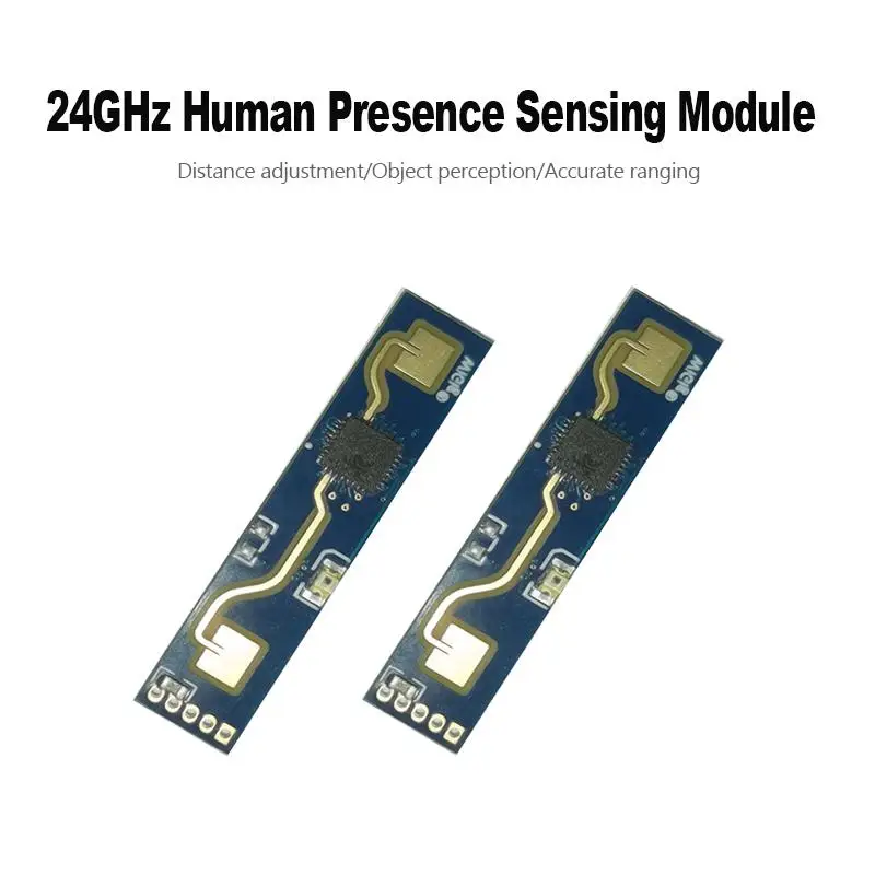 Top Free Ship 10pcs 24Ghz Human Presence Body Induction Radar Sensor Module Measurement and Distance support GPIO and UART ports