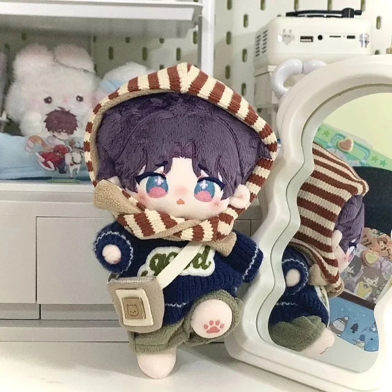 Farcito 20 cm Anime Love e Deepspace Rafayel Peluche Bambola Giocattolo Bel Ragazzo Cotone Corpo Vestire Cosplay Kid Adlut Regalo