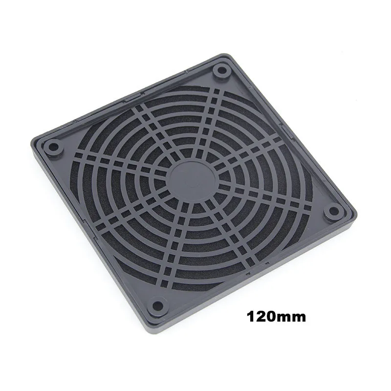 1/2Pcs Dustproof 120mm Case Fan Dust Filter Guard Grill Protector Cover for PC Compute Cleaning Cooling Fan Cover Net