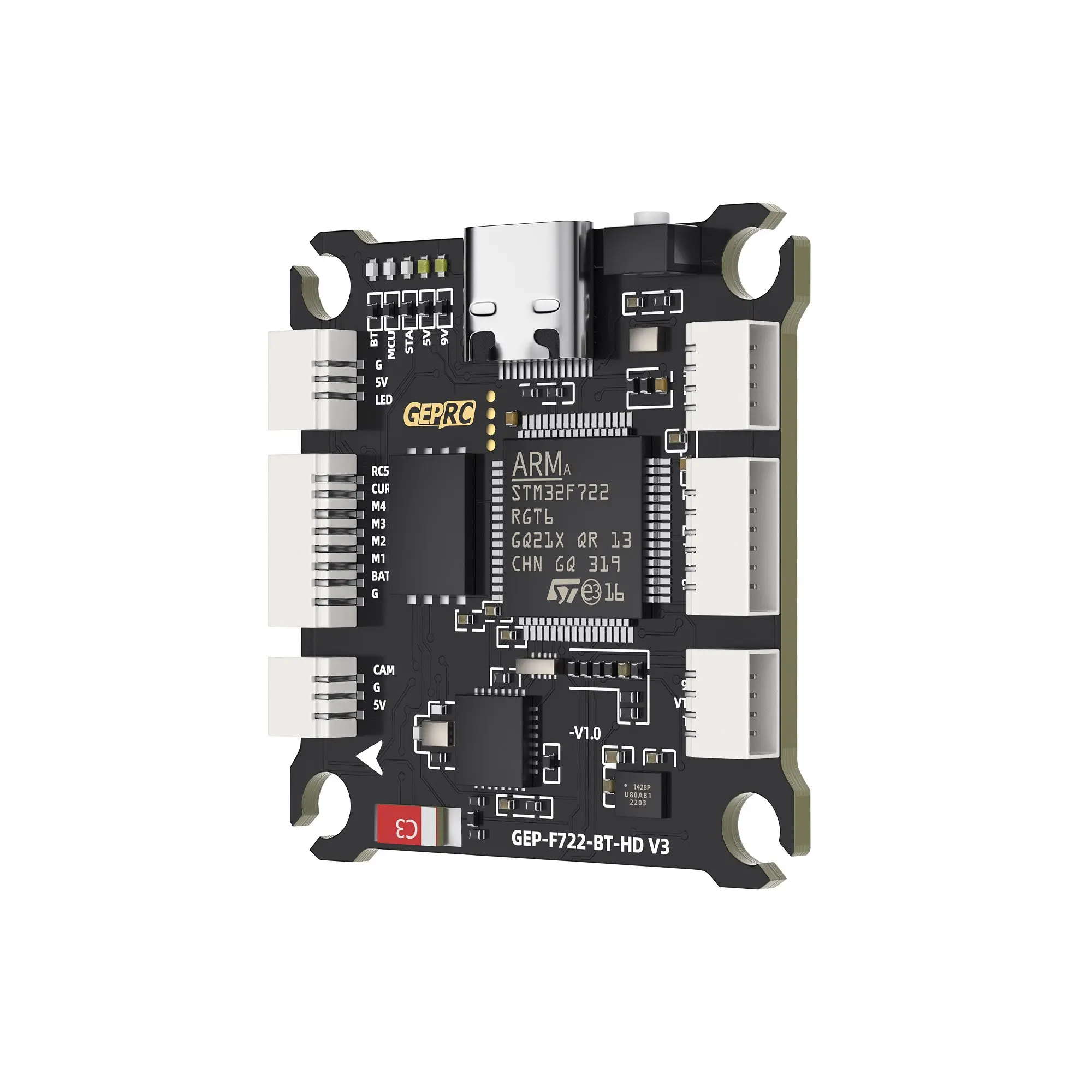 Geprc F722-BT-HD V3 وحدة تحكم في الطيران FC BetaFlight OSD ث AT7456E رقاقة 3-6S يبو ل RC FPV ثابت الجناح الطائرة بدون طيار متعدد الدوار