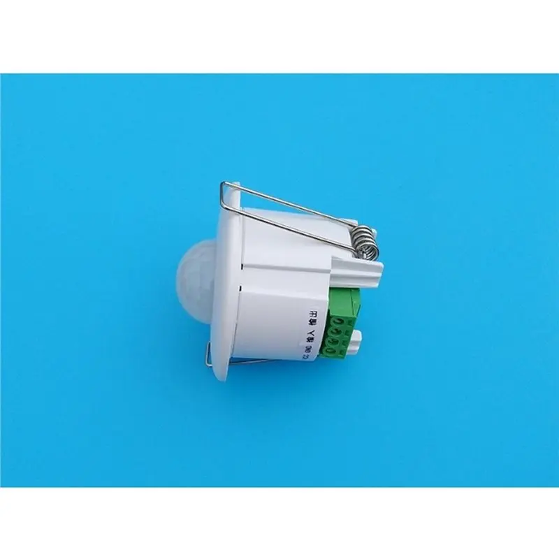 FEDI-12V-24V Mini Silent Dry Contact Ceiling Embedded Infrared Human Body Motion Sensor Switch, For Reed Switch Signal Switch
