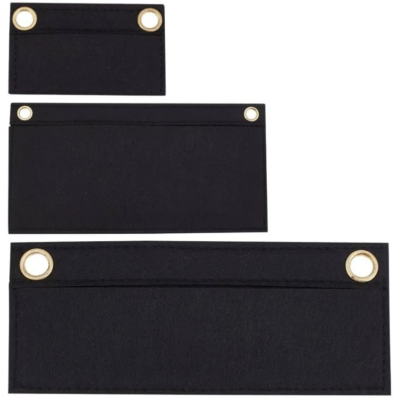 3pcs Felt Purse Organizer Inserts (NO Chain) for Pochette, Envelope Bag Insert Organizer Flip Wallet Insert Liner DIY Bag