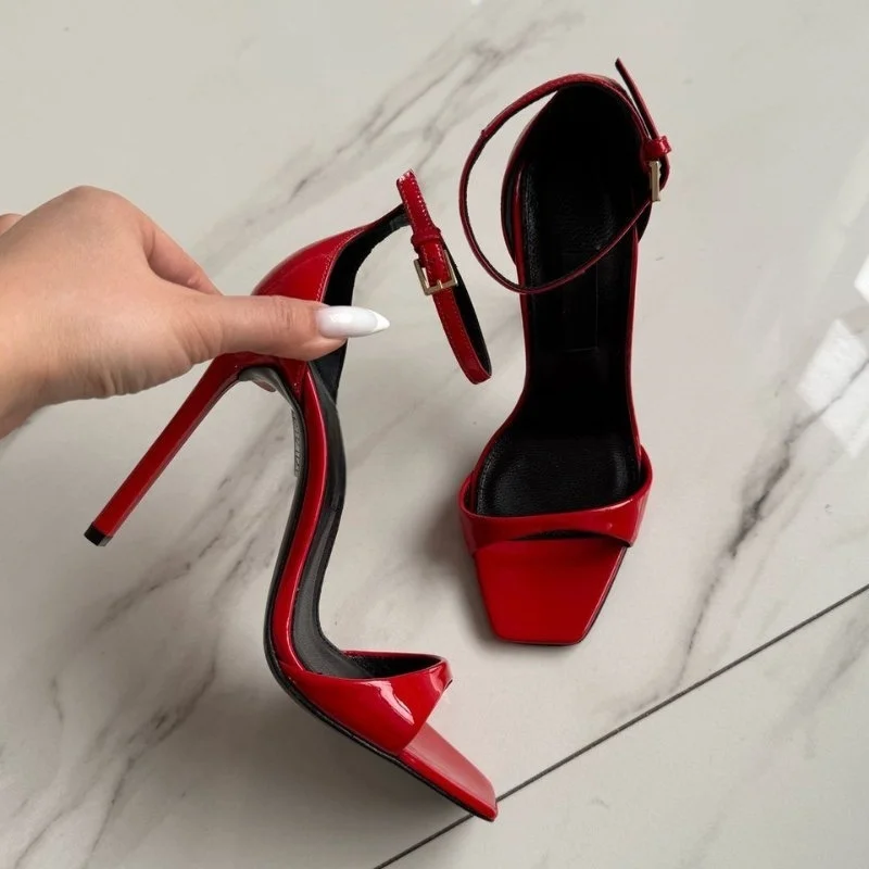 

New Women's Sandals Fashion Shallow Mouth Sexy High Heels Designer Open Toe Fine High Heels Sandals for Women Luxury Formal Shoe