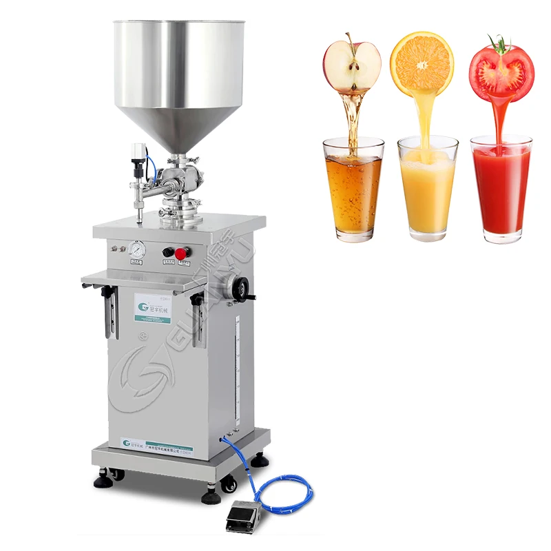 

Semi-Automatic Filling Machine Manual Pneumatic Peanut Butter Filling Machine Bottle Filling Packaging Machine