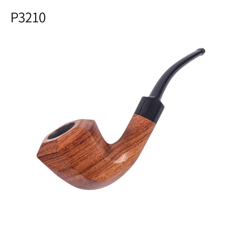 New Classic Smoking Pipe Solid Wood Resin Tobacco Pipe Gift Men Gadget
