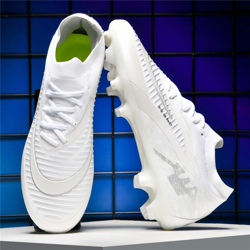 

Men Football Shoes Professional Society Soccer Shoes Women TF/FG Studded Long Spikes Sneaker Casual Original Football Boots