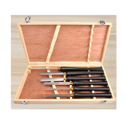 

8 Piece Carving Chisel Wood Turning Tool HSS Lathe Chisel Set for Wood Turning