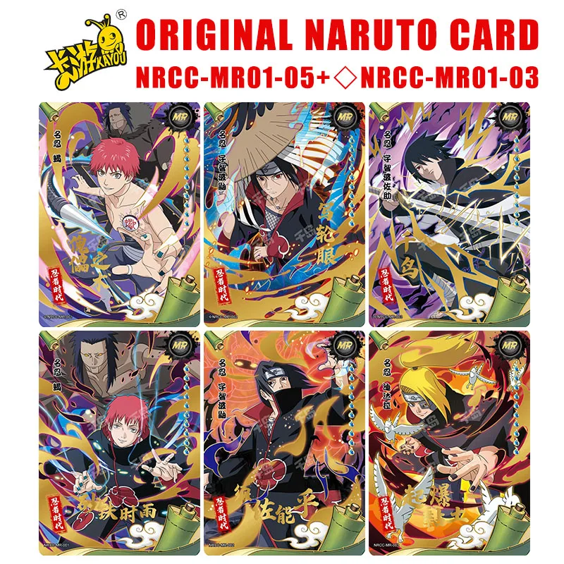 KAYOU Genuine Naruto MR UR SP SSR SR R PTR Cards Ninja Age N