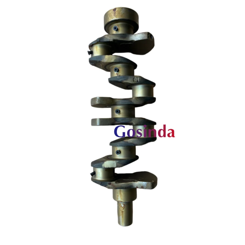 Forged Steel Crankshaft Without Gear Compatible with 4TNV94   Engine  Construction Machinery Excavator Spare Parts