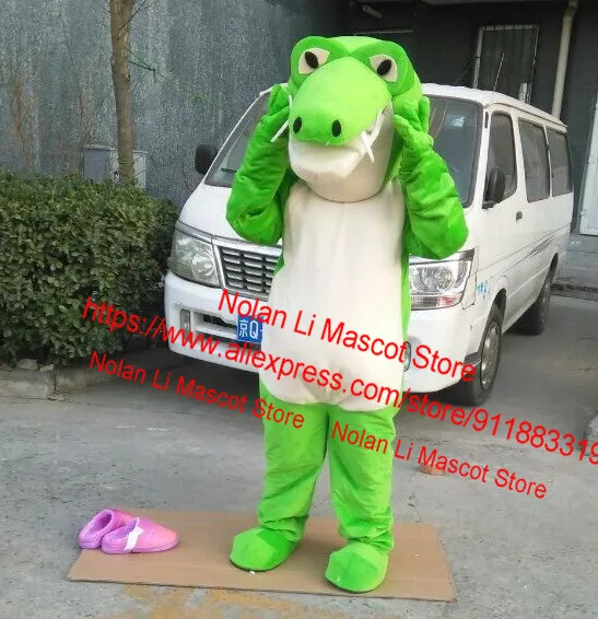 Newly Customized EVA Material Crocodile Mascot Costume Neutral Cartoon Role Play Advertising Game Adult Size Christmas Gift 228