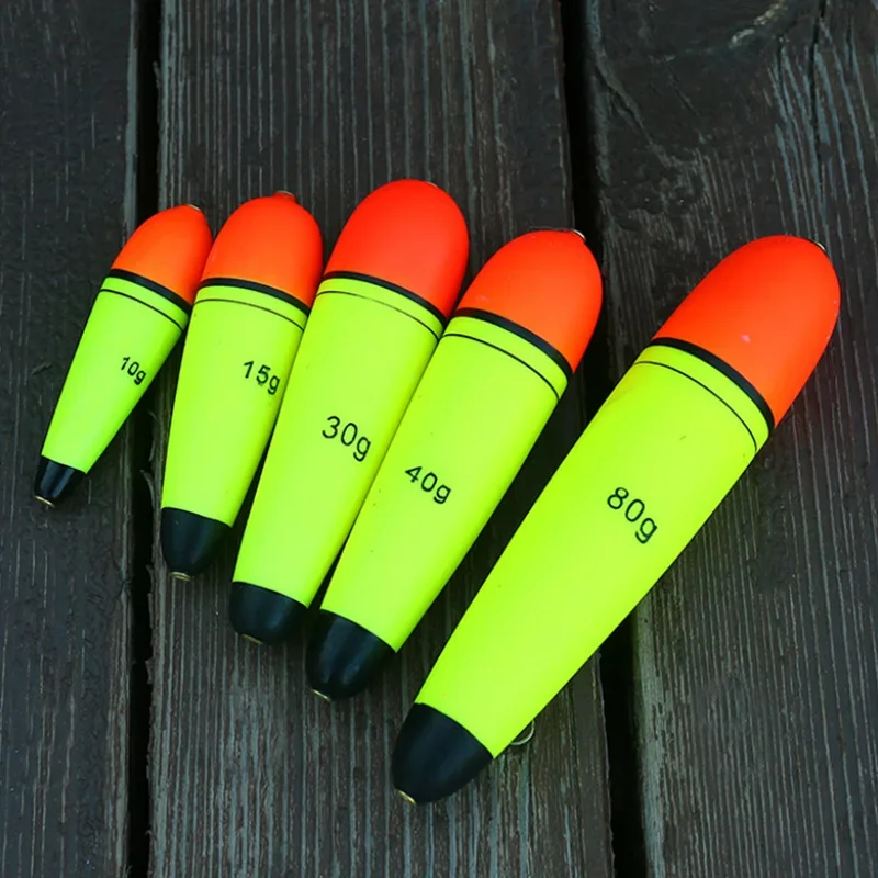 4pcs EVA Fishing Float Foam Plastic Sea Rock Fishing Striking Floats 20/30/50/60/80g Fishing Bobber Flotador Peche Boia Tackle
