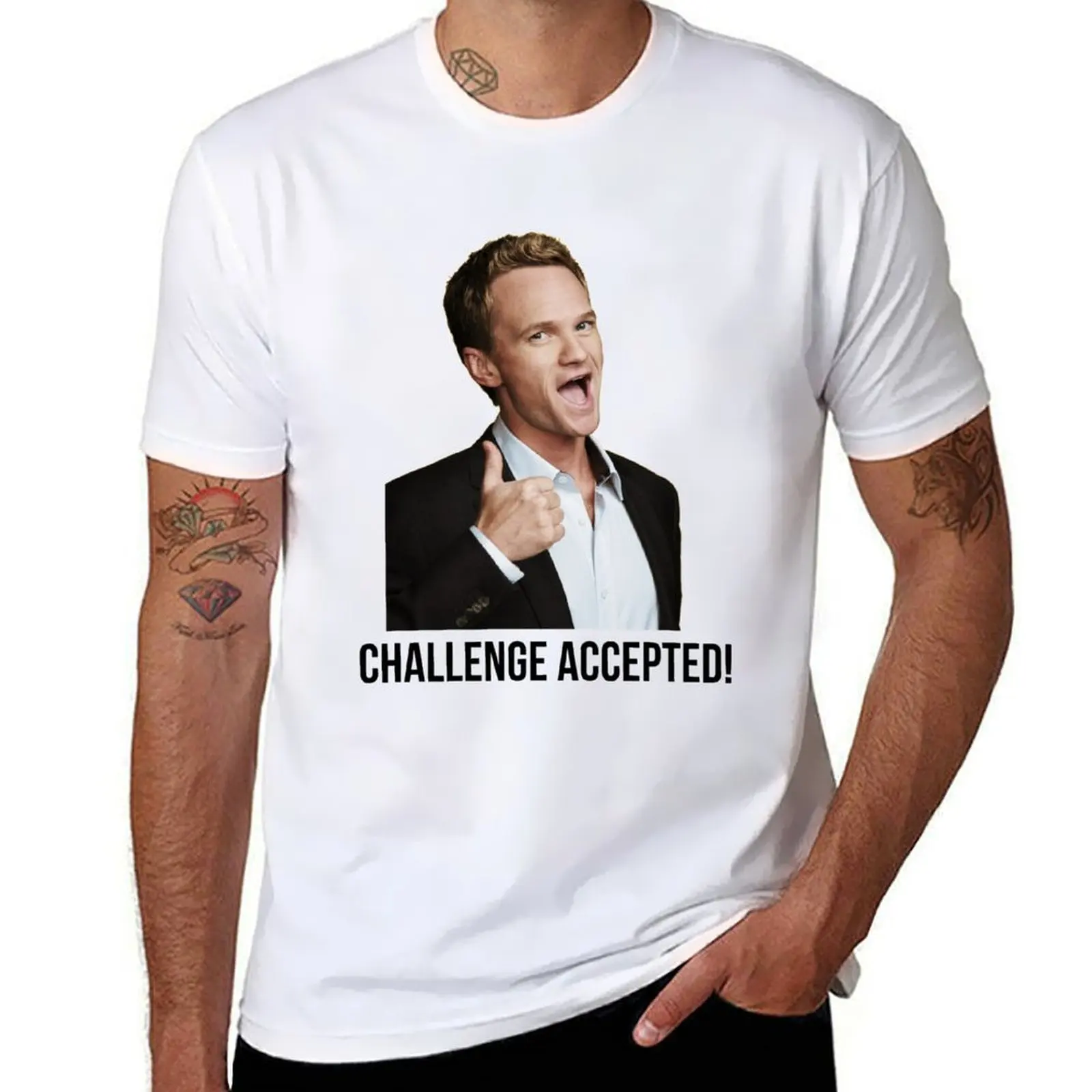 

man for pack T-Shirt shirts t for graphic t man cotton Challenge Barney shirts