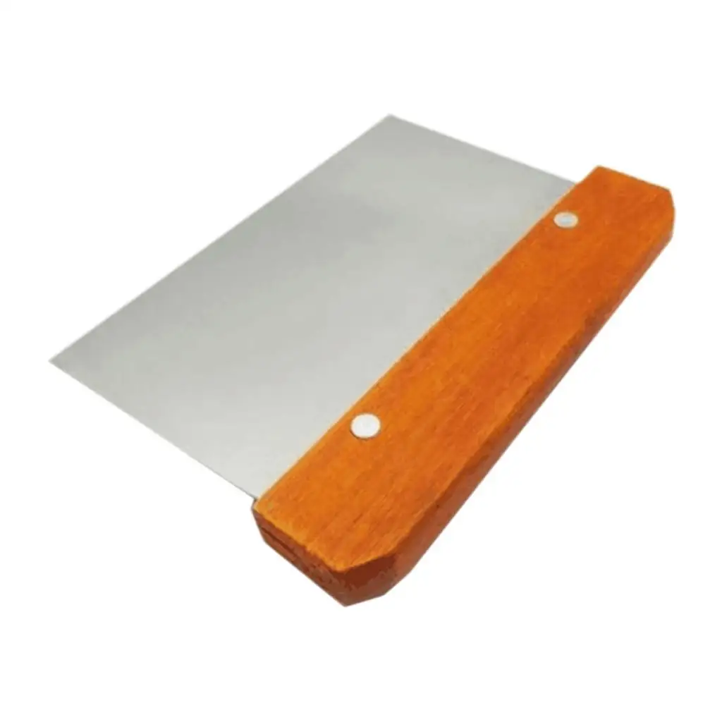 5X Hardwood Handle Soap Cutter Straight Stainless Wax Dough Soap Making