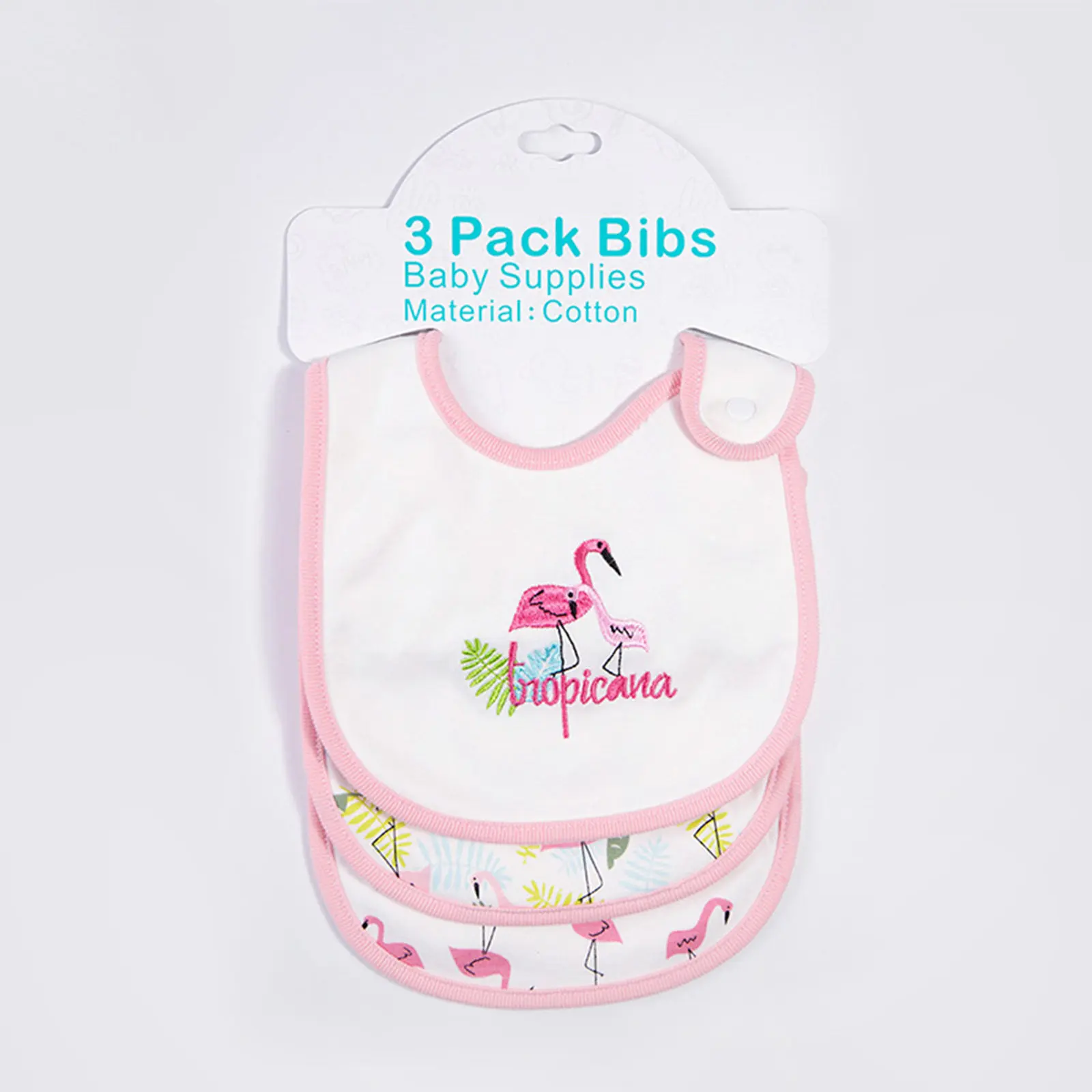 

3 Pcs Children's Bib Toddler Bibs Cotton Baby Washable for Newborns Drooling Unisex Infant