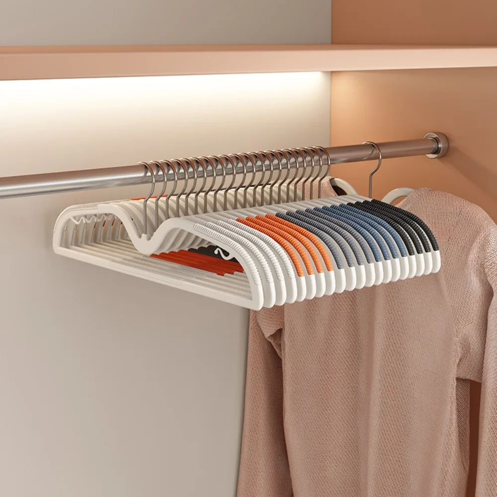 

10-piece Set, Space-saving Short-necked Clothes Hanger – Non-slip, No Protrusions, Rotating Clothes Hanger dropshipping