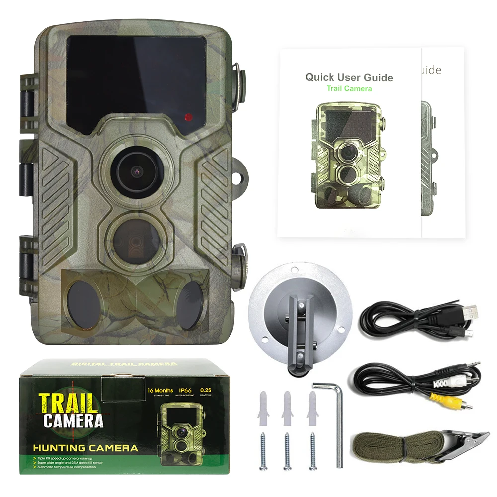 Hunting Camera  Infrared Night Vision 2.4'' LCD Display 1080P 16MP Photo Trap Outdoor Wildlife Camera IP56 Waterproof H881