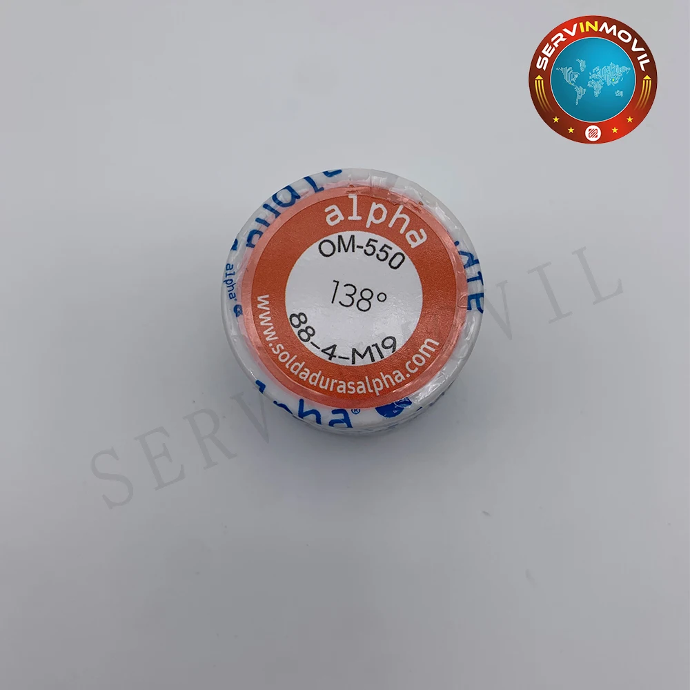 Alpha OM550 Original Solder Tin Paste 138℃ Melting Point 30g Alpha OM5100 Welding Flux Soldering Cream Repair Tools