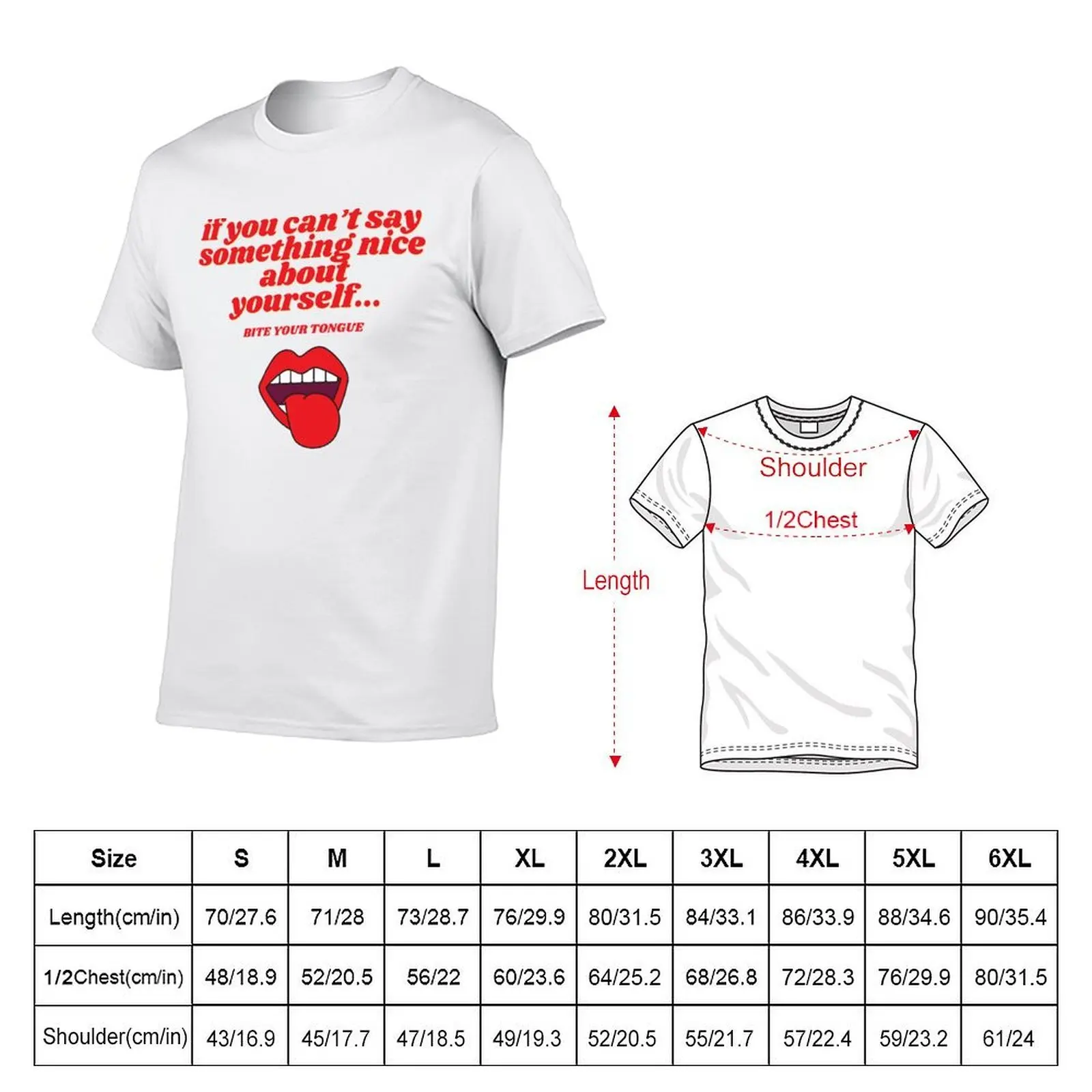 Bite your tongue T-Shirt blue archive Luxury man mens fashion