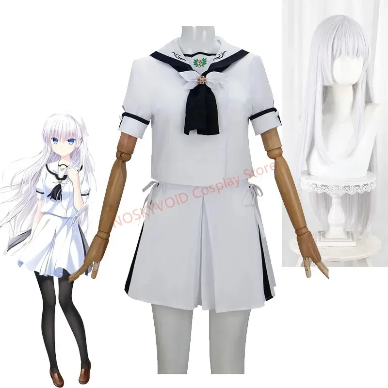 Летние костюмы с карманами Naruse Shiroha, косплей, униформа моряка, аниме и игровая выставка, женская униформа JK, вечерние костюмы на Хэллоуин