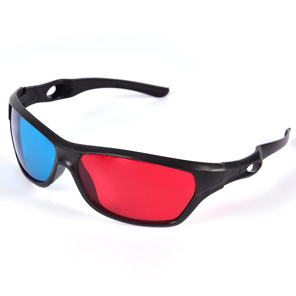5pcs Black Frame Universal 3D Plastic Glasses/Oculos/Red Blue Cyan 3D Glass Anaglyph 3D Movie Game DVD Vision/cinema - view 5