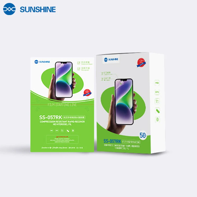 

Sunshine SS-057RK Anti-stress Instant Repair High-definition Hydrogel Film Automatically Repair Scratches No Fingerprints