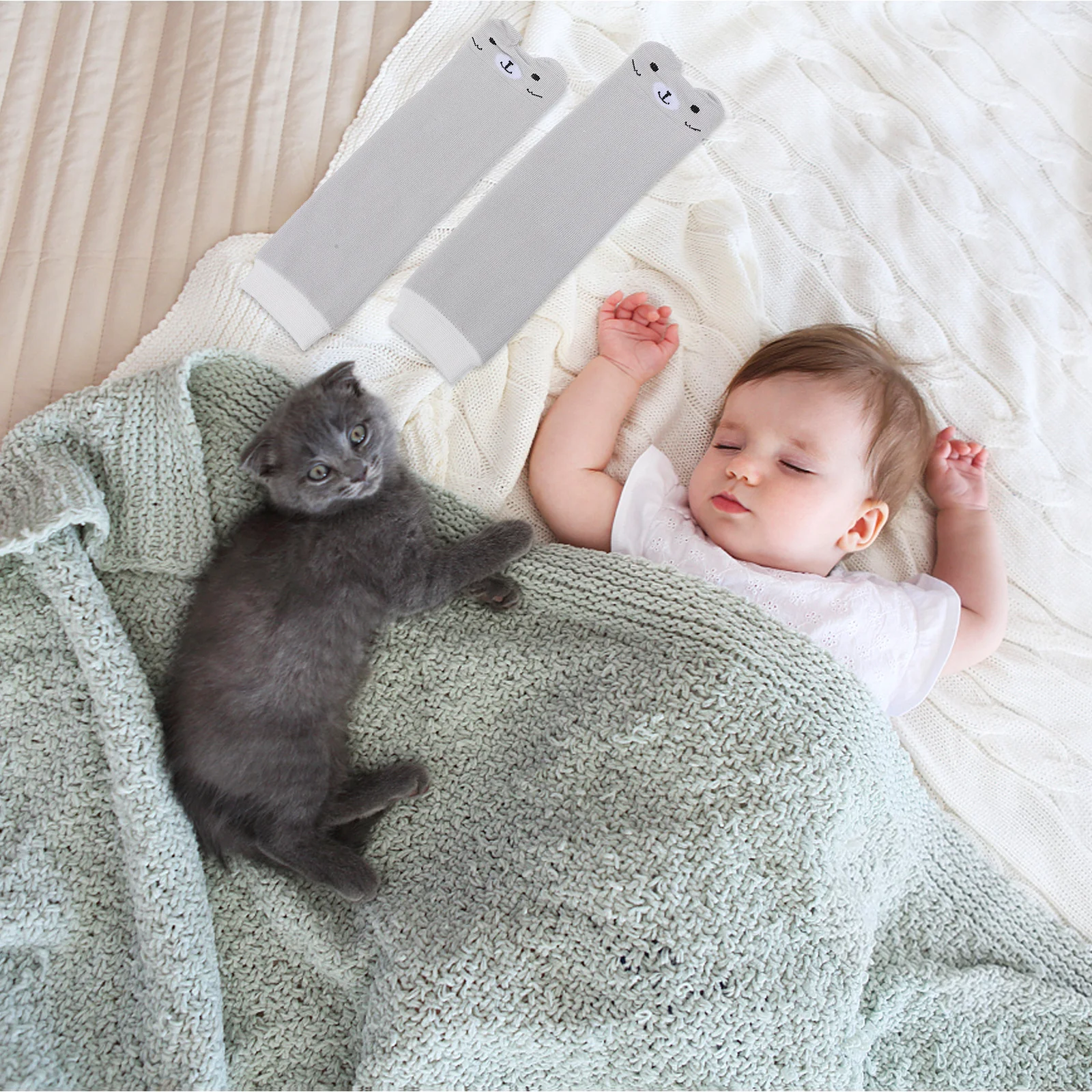 

Наколенники для малышей, теплые медвежьи мультяшные мягкие эластичные зимние детские гетры, детские защитные подушечки, подушечки для малышей