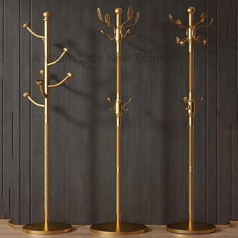 

Gold Display Coat Racks Floor Pants Metal Cheap Modern Hanging Hallway Garment Coat Racks Bedroom Arara De Roupa Home Products