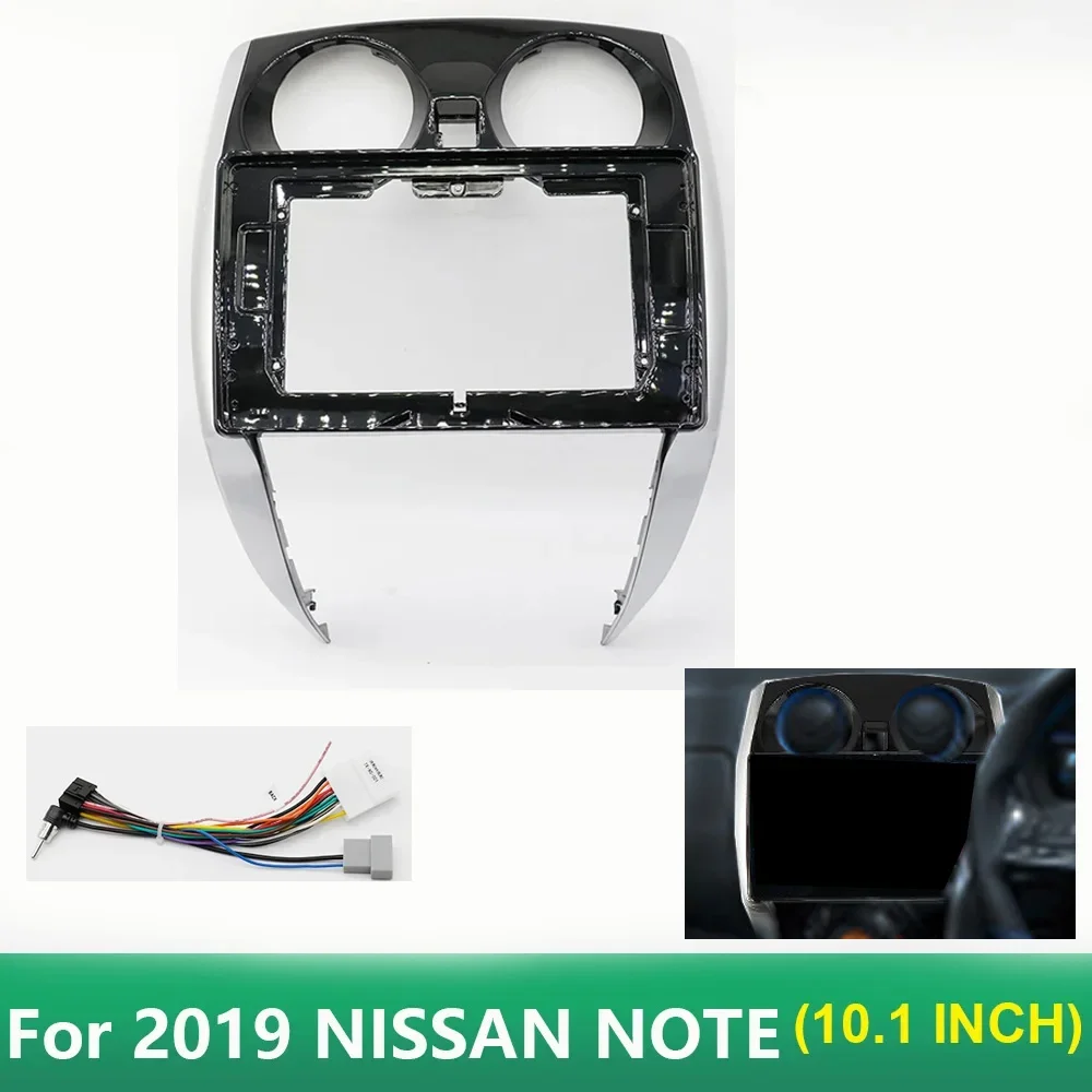 For 2019 NISSAN NOTE (10.1INCH, RHD, UV BLACK) Car Radio Fascias Android GPS MP5 Stereo Player 2 Din Head Unit Panel Dash Frame