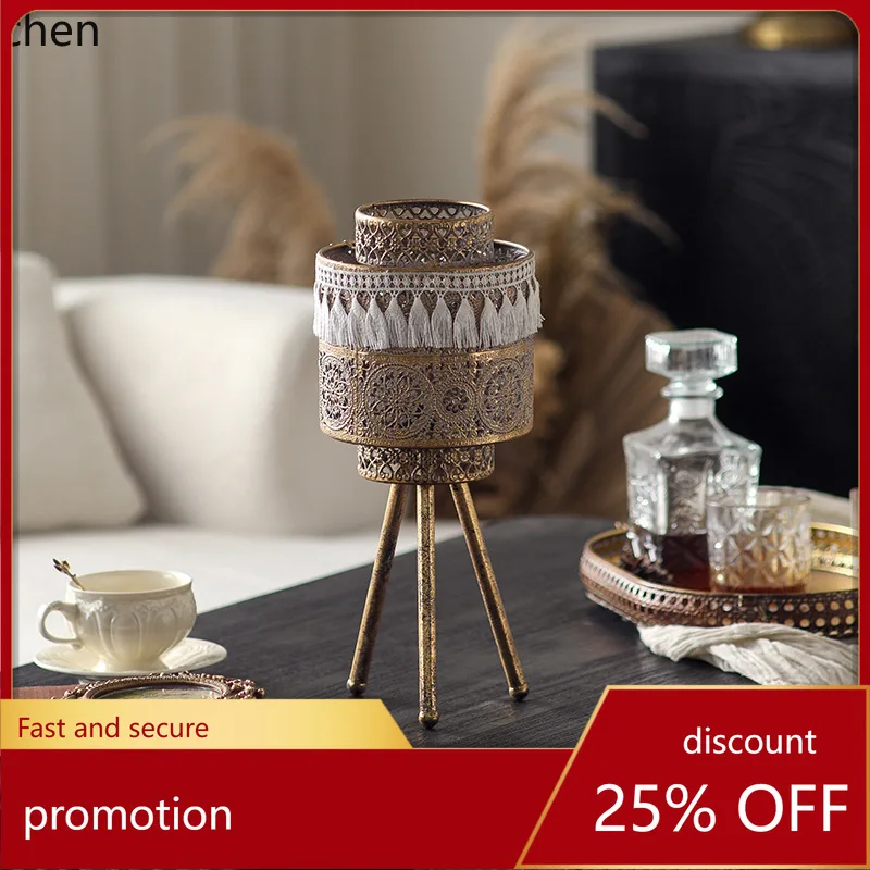 

Zml iron art hollow candle holder romantic home decoration ornament atmosphere candlelight dinner props