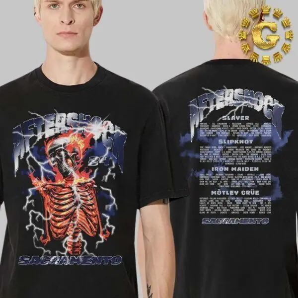 Dwp Slayer Aftershock 2024 Merch Tee - Apex Design For October 10Th, Unisex