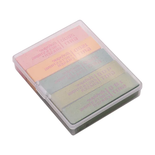 Imagen 2 del producto Borradores de pulido de trastes de guitarra, bloques de goma abrasivos con grano 180, grano 400, grano 1000, grano 1500, grano 2000, grano y grano para guitarra